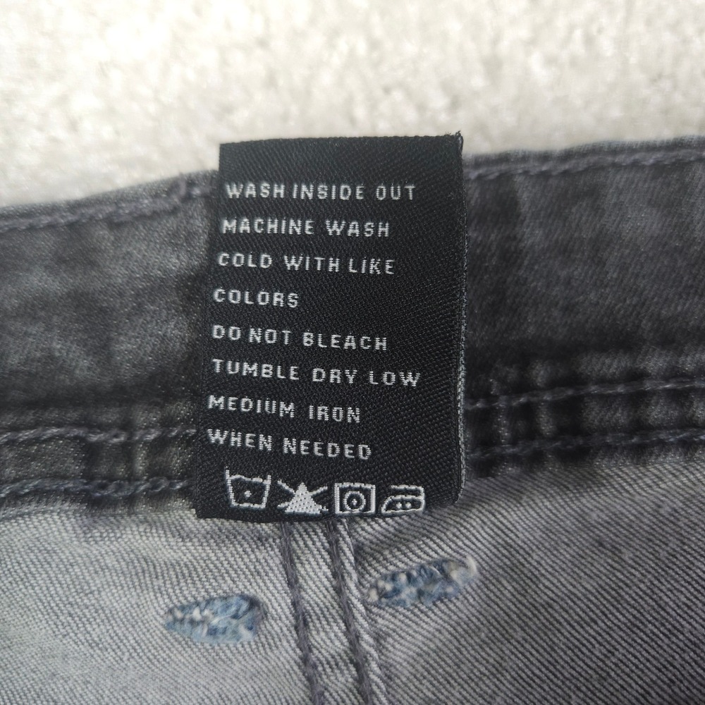 The Perfect Jean NYC Mens 40x34 Bootcut Gray Black Stretch Denim Jeans Casual - Picture 5 of 9